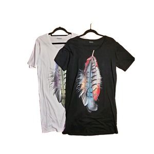 Marcelo Burlon "Hell" T-Shirt Pair